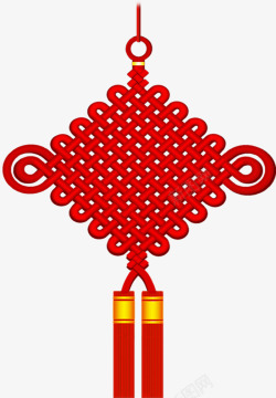 红色中国结装饰喜庆素材