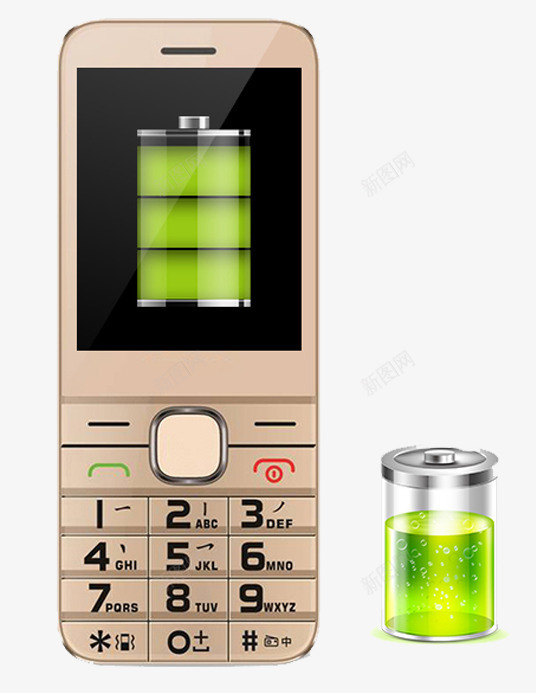 手机充电示意图png免抠素材_新图网 https://ixintu.com 充电效果 免抠充电手机 电量显示 绿色电池 老人机充电 老年机