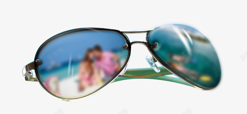 沙滩眼镜png免抠素材_新图网 https://ixintu.com 倒影 沙滩 浮潜 眼镜