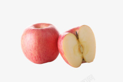 苹果切面切开的红苹果高清图片