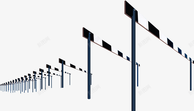 百米跨栏png免抠素材_新图网 https://ixintu.com 体育 百米 赛跑 跨栏