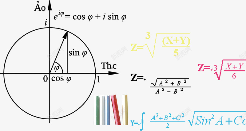 卡通数学计算公式图标png_新图网 https://ixintu.com 公式 图标 常用公式 教育公式 数学 数学公式 简洁线条 计算公式