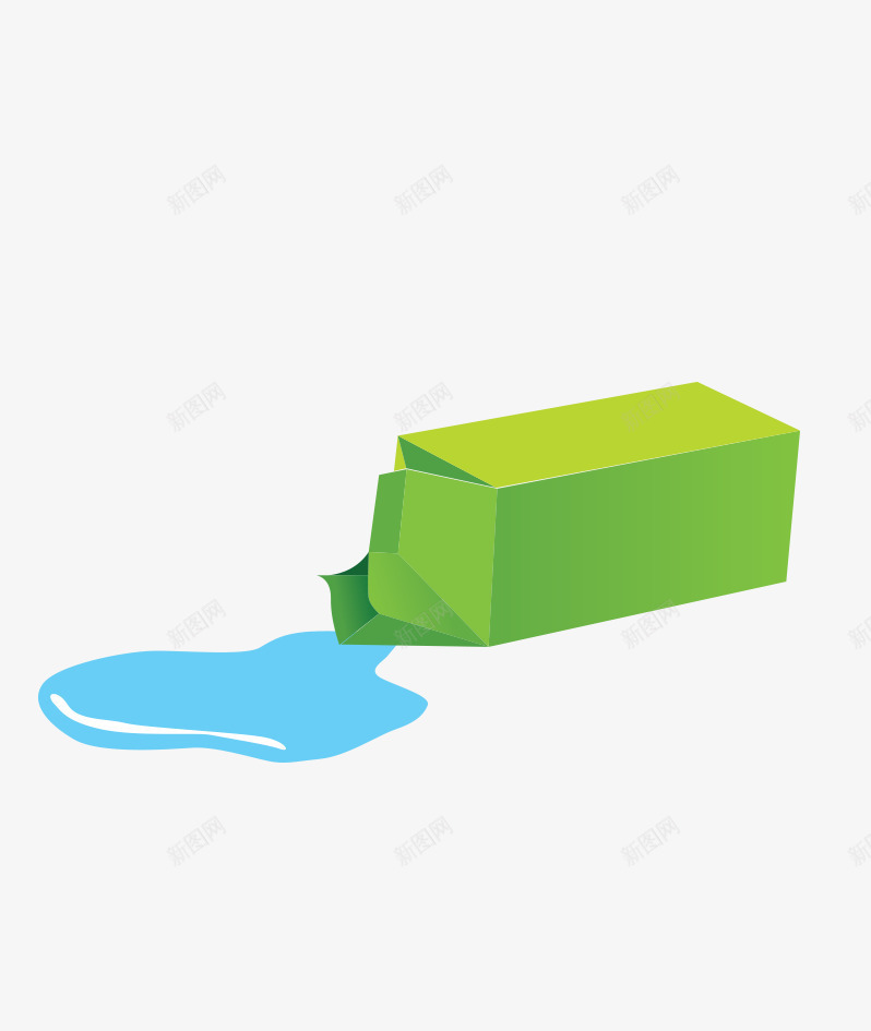 倒出蓝色液体的盒子png免抠素材_新图网 https://ixintu.com 液体 盒子 矢量盒子 绿色 蓝色液体 饮料