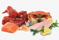 海鲜肉类素材