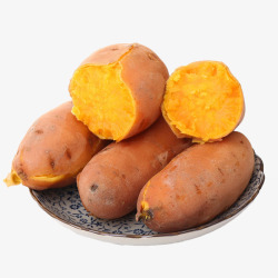 软糯团子新鲜红薯高清图片