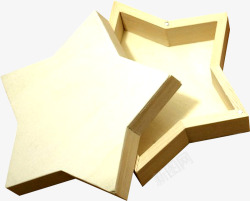 金色五角星盒子素材