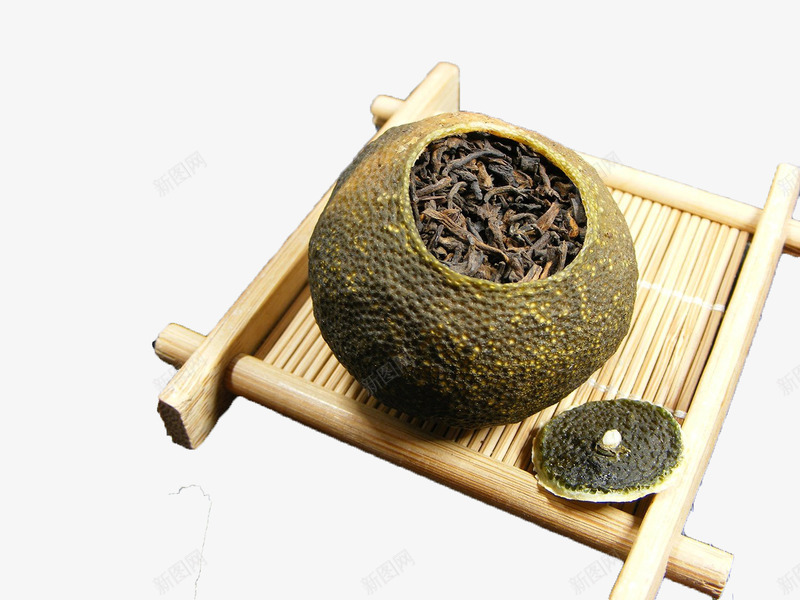 一级熟茶柑普茶png免抠素材_新图网 https://ixintu.com 普洱 柑普茶 熟茶 陈皮