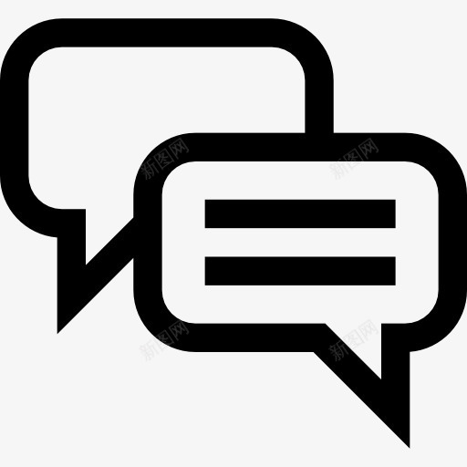 对话框图标png_新图网 https://ixintu.com 商业和金融 对话 聊天 语音 谈话