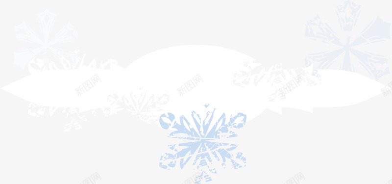 卡通雪花冰雪边框元素png免抠素材_新图网 https://ixintu.com 冰雪边框 卡通冰雪 卡通边框 卡通雪花 边框