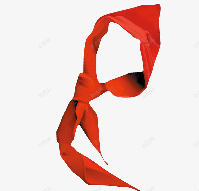 红领巾png免抠素材_新图网 https://ixintu.com 红色 红领巾