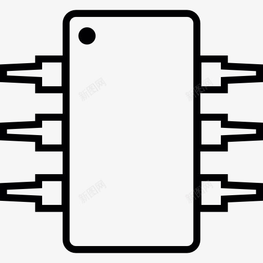 集成电路图标png_新图网 https://ixintu.com 工具和用具 技术 电子 电气 计算 计算机