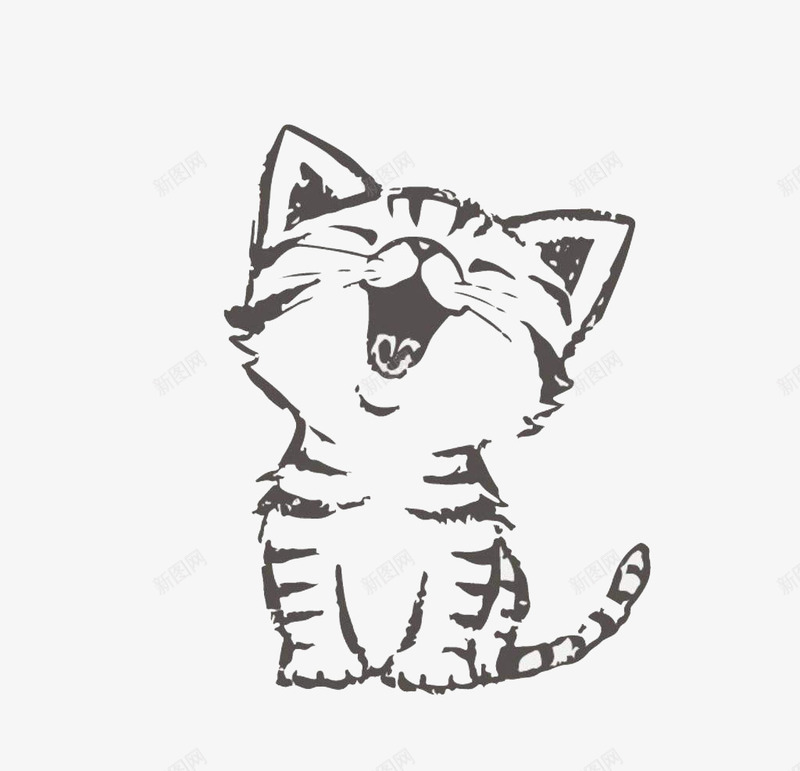 卡通可爱小动物大笑的猫咪png_新图网 https://ixintu.com 动物 可爱猫咪 大笑的猫咪 免费下载  头像 小清新海报设计 手绘动物头像 萌萌哒的小动物 装饰卡通可爱 卡通动物 卡通 可爱 小动物 装饰 设计 