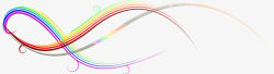 彩虹动感彩色动感曲线矢量图高清图片