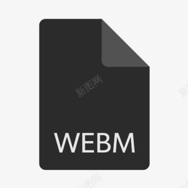 延伸文件格式WebM该公司平板图标图标