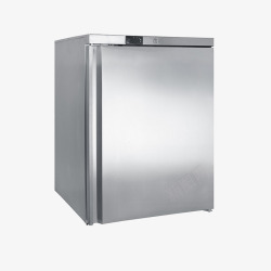 家用单门小型冰箱灰色保鲜柜高清图片