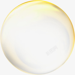 金色气泡金色大气气泡效果元素高清图片