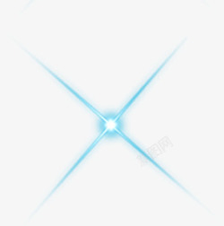 蓝色发射线蓝色星星发光光效极光高清图片