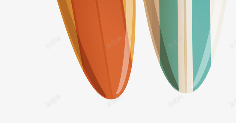多彩海上条纹冲浪板png免抠素材_新图网 https://ixintu.com 两块冲浪板 划桨板 刺激 多彩冲浪板 海上冲浪板 激情运动 绿色条纹