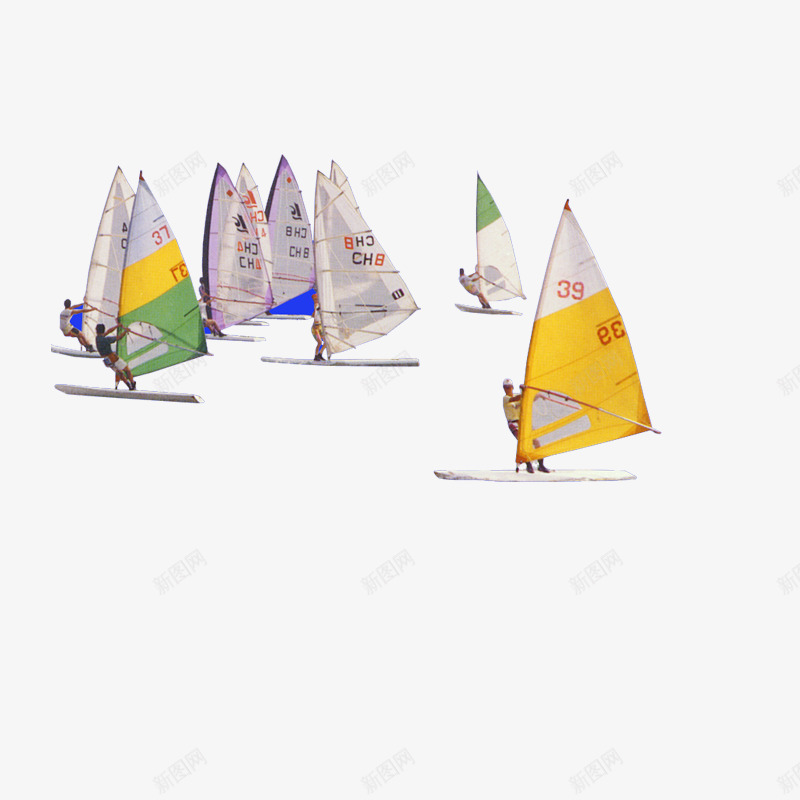 船的png免抠素材_新图网 https://ixintu.com 体育项目 单人 实物 帆船 水上运动