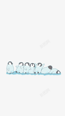 矢量卡通企鹅小企鹅高清图片