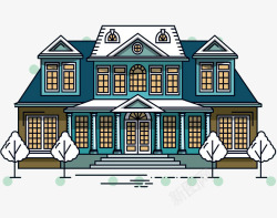 绿化平面图房屋建筑图标高清图片