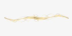 金色绳子飘逸的彩带高清图片