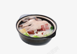 红枣鸭肉汤素材