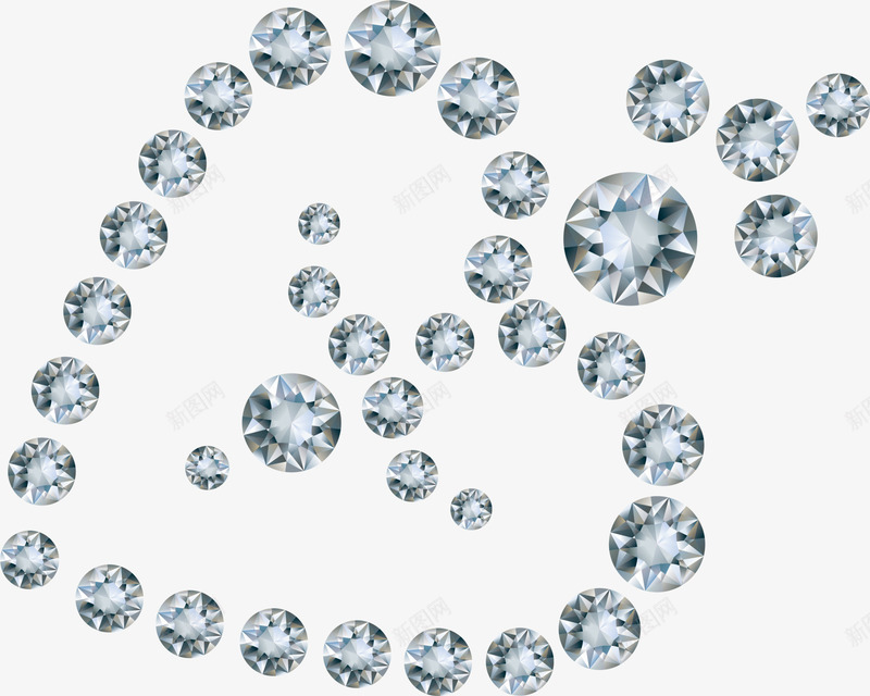 奢华钻石爱心png免抠素材_新图网 https://ixintu.com 创意爱心 唯美钻石 大气钻石 奢华钻石 钻石爱心 高贵