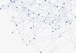 网络节点蓝色科技感网络节点矢量图高清图片