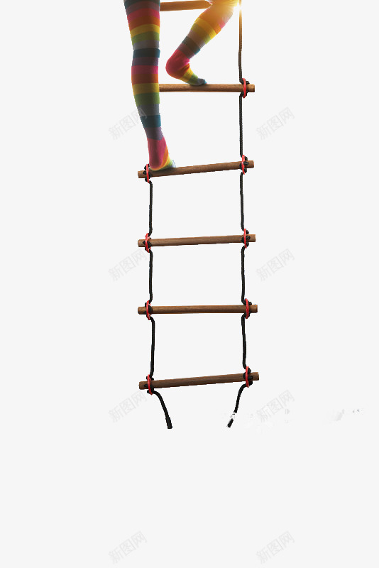 勇敢向上攀爬的人图标png_新图网 https://ixintu.com 五彩斑斓 人类 勇敢 向上攀爬 木梯 楼梯图标 阶梯