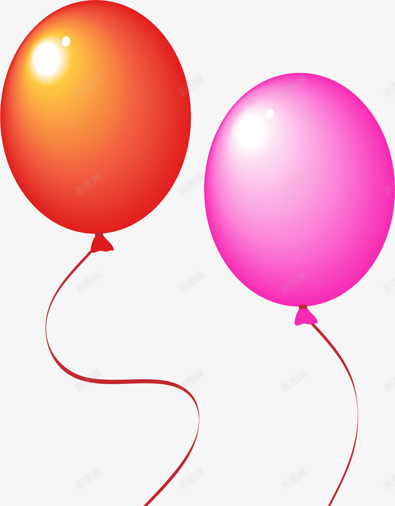 大红色气球png免抠素材_新图网 https://ixintu.com 大红色 彩色气球 气球 粉笔 粉笔气球 缤纷的气球
