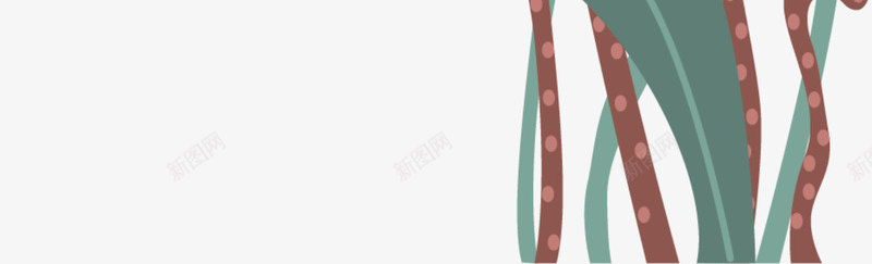 世界海洋日多彩海草png免抠素材_新图网 https://ixintu.com 一株海草 世界海洋日 多彩海草 海洋植物 海洋生物 海藻