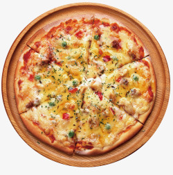 榴莲披萨西餐美味榴莲披萨高清图片