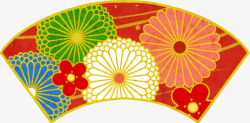 折扇素描素描卡通中国风扇形折扇高清图片
