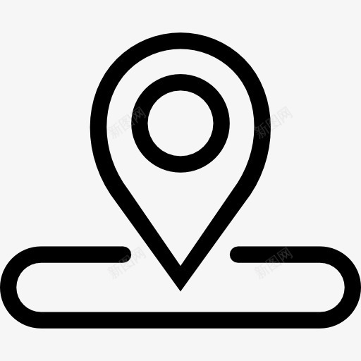 位置图标png_新图网 https://ixintu.com GPS 位置 占位符 商务 地图上的位置 地理定位 标志 销