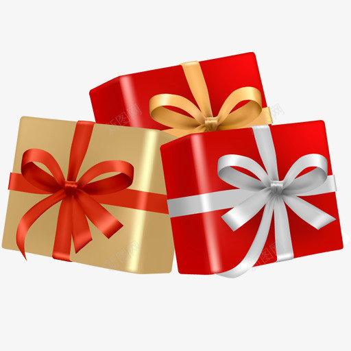 礼物盒图标红色礼物盒子png_新图网 https://ixintu.com 图标 盒子 礼物 红色