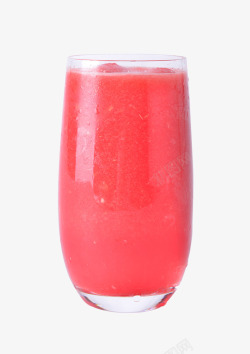 粉红色的西瓜汁实物素材