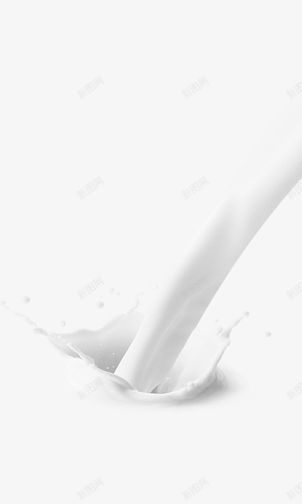 白色牛奶液体造型png免抠素材_新图网 https://ixintu.com 液体 牛奶 白色 造型