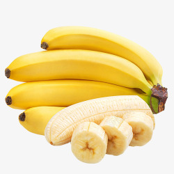 新鲜香蕉黄色素材