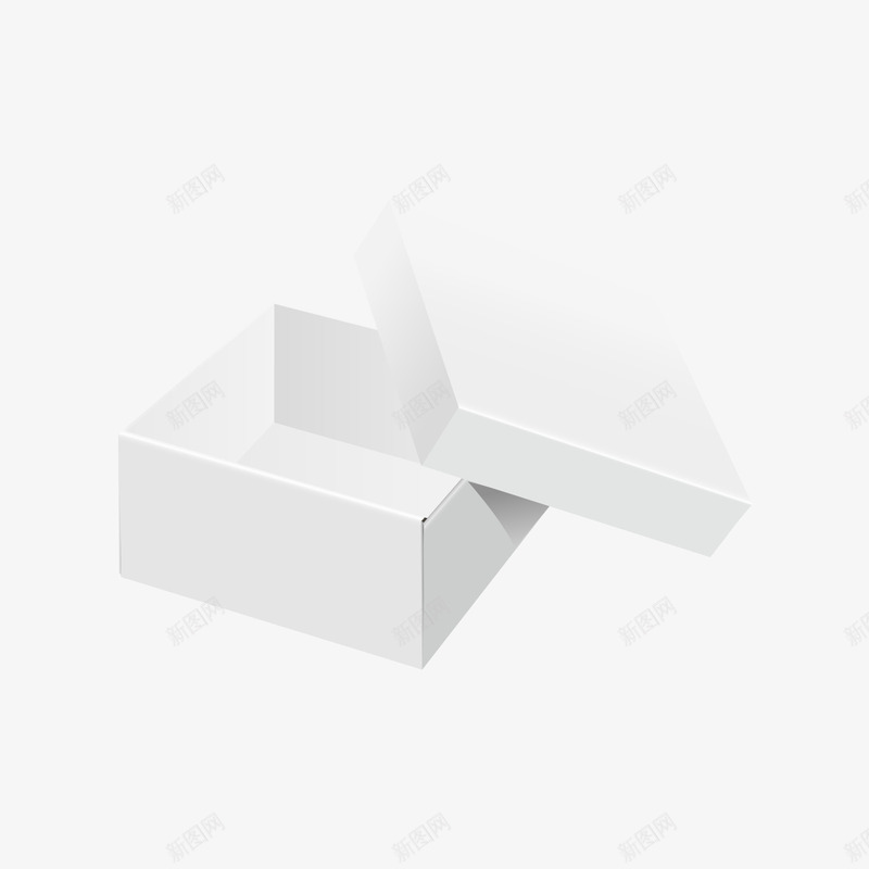 打开的盒子和盒盖png免抠素材_新图网 https://ixintu.com 打开的盒子 日用 灰色 灰色盒子