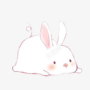 兔子png免抠素材_新图网 https://ixintu.com q版兔子 兔子 兔子的侧面 兔子简笔画 可爱 白 胖