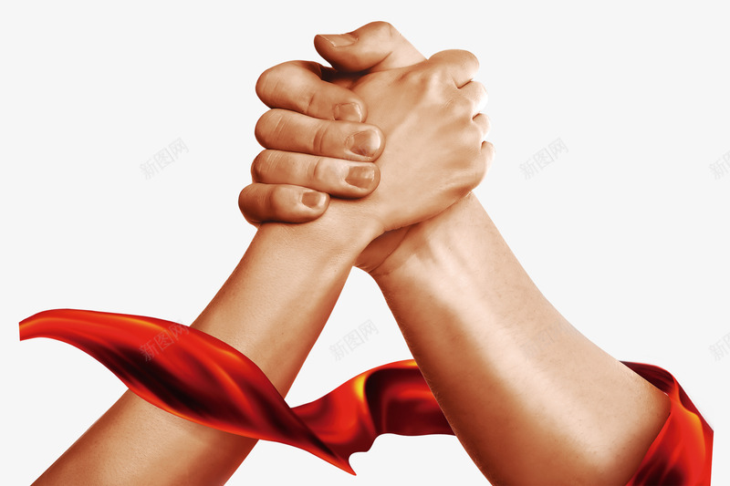 相互握着的一双手png免抠素材_新图网 https://ixintu.com 一条心 互助 互补 双手 团结 左右手 彩带 相互握着的手 诚信 诚信为本