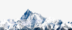 冰山素材白色巍峨的雪山装饰高清图片