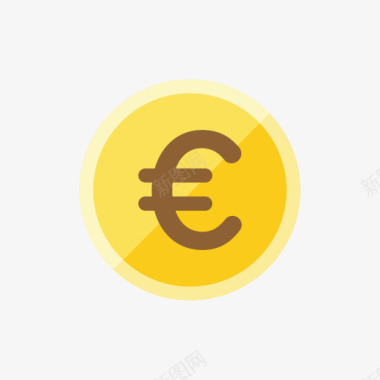 硬币欧元该公司免费包图标图标