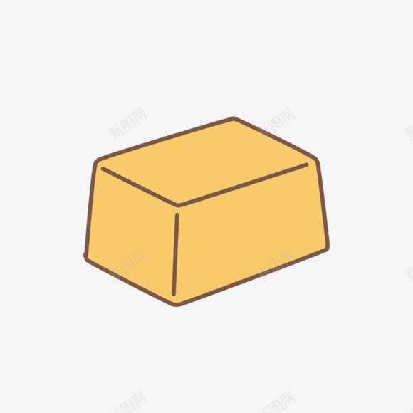 方形盒子手绘风格png免抠素材_新图网 https://ixintu.com 方形 盒子 风格
