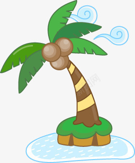沙滩绿色植物夏日海报椰子树png免抠素材_新图网 https://ixintu.com 夏日 椰子树 沙滩 海报 绿色植物