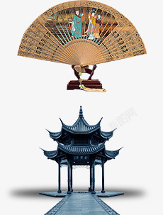 中国古典扇子古典扇子高清图片
