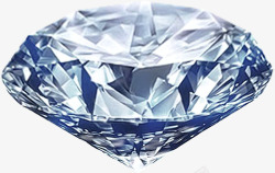 蓝色钻石七夕情人节素材