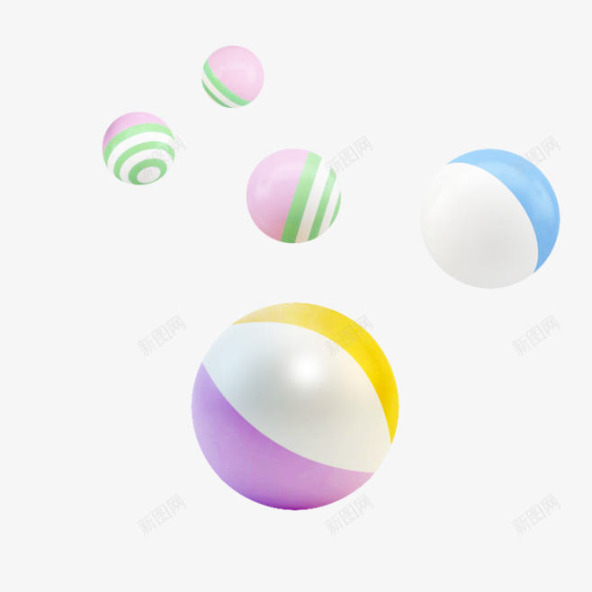 彩色绚丽圆球png免抠素材_新图网 https://ixintu.com 圆球 彩色 绚丽 设计