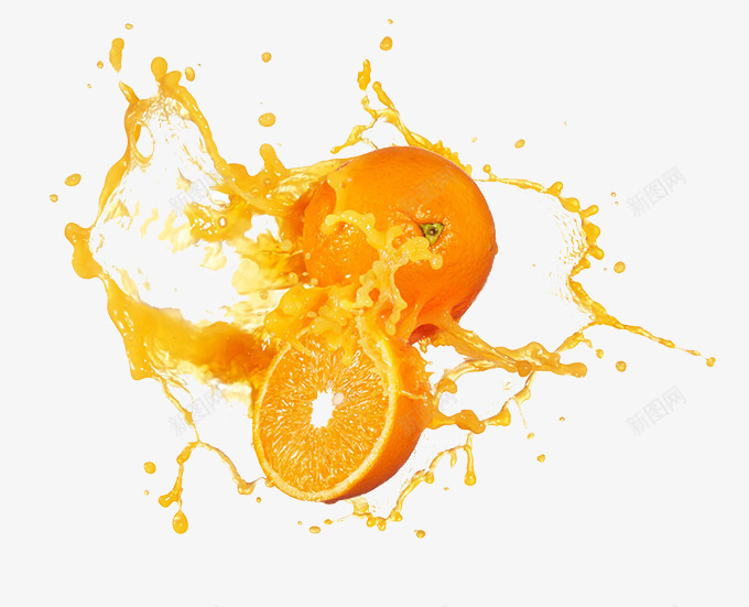 创意水果橙子橙汁装饰png免抠素材_新图网 https://ixintu.com PNG 健康 创意 新鲜水果 果汁 果汁特效 橘子 橙子 橙汁 橙色 水果 绿叶 霸气橙子